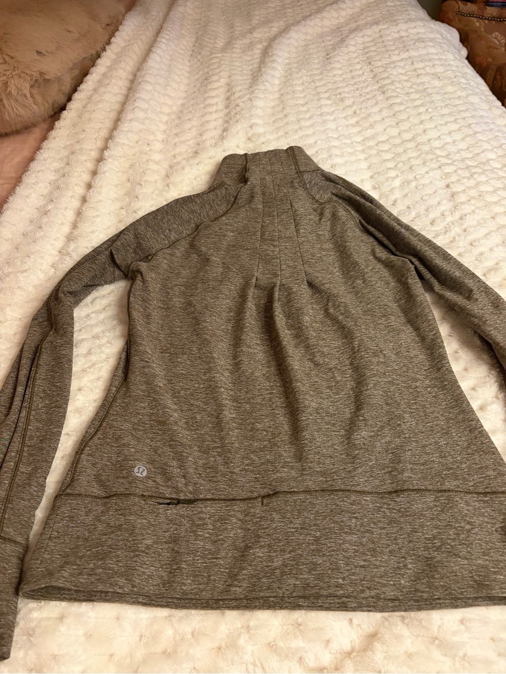 lululemon athletica Gray Quarter-Zip Pullover Jacket - Picture 2 of 4